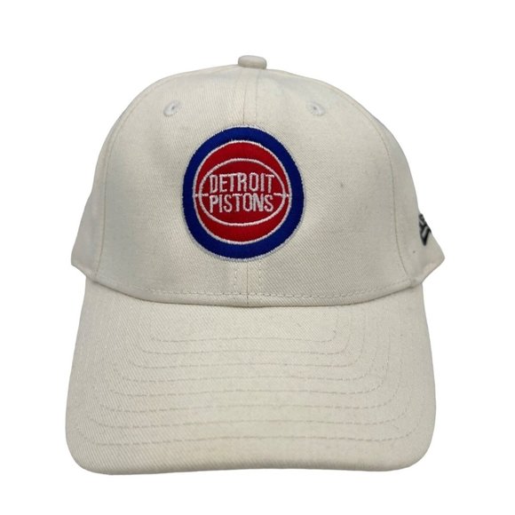 New Era Other - New Era Fits Detroit Pistons Cap / Hat Adjustable White Red One Size NBA